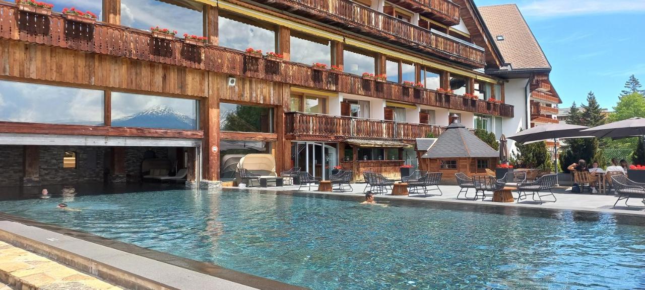 Apartment 24 Hotel Etrier Pool & Spa Кран-Монтана Экстерьер фото